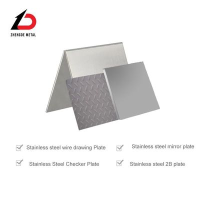 Width 10mm-3000mm Cold/Hot Rolled Stainless Steel Plate ASTM JIS Uns 201 202 301 302 303 304 309 310 316 1.5-6mm Thickness