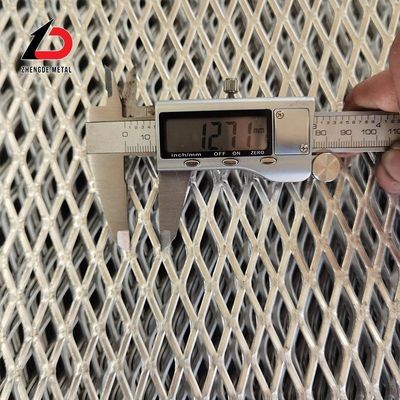 Decorative Beautiful Aluminum Expanded Metal Mesh Hot-Galvanize Colour Custormize Golden , Silver , Black , Copper Metal Stretched Mesh