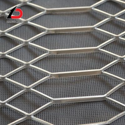 Decorative Beautiful Aluminum Expanded Metal Mesh Hot-Galvanize Colour Custormize Golden , Silver , Black , Copper Metal Stretched Mesh