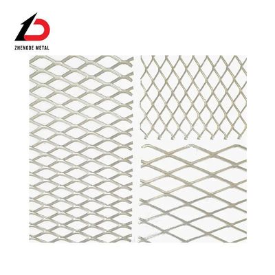 Decorative Beautiful Aluminum Expanded Metal Mesh Hot-Galvanize Colour Custormize Golden , Silver , Black , Copper Metal Stretched Mesh