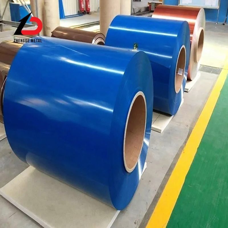 Standard Package JIS PPGI Manufacturers PPGI PPGL 1200mm 0.5mm Prepainted Alu-Zinc Steel Coil for Leveling Application