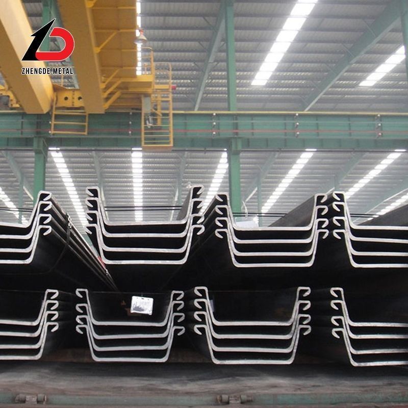 China Manufacture High Quality Carbon Steel S355 Sy295 Sy390 Steel Sheet Pile for Waterproof Material