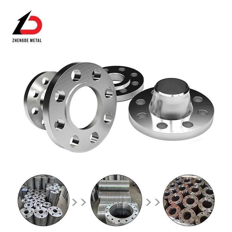 Hot Selling JIS ASTM DIN Flange RF Flange 904L/2205/2507/321/316L Stainless Steel 150lb A182 F304 Sw 1-1/2" Factory So Wn Flange Cheap Price